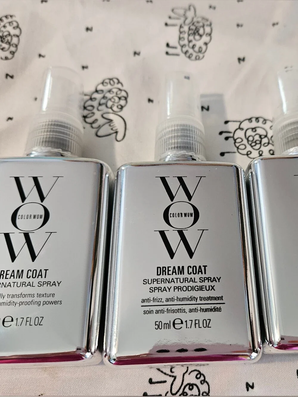 3 x Color Wow Dream Coat Supernatural Spray Finish